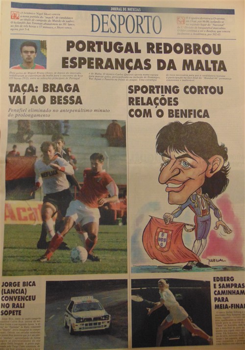 1992 - Sporting corta relações com Benfica graças a Futre. - Ver mais