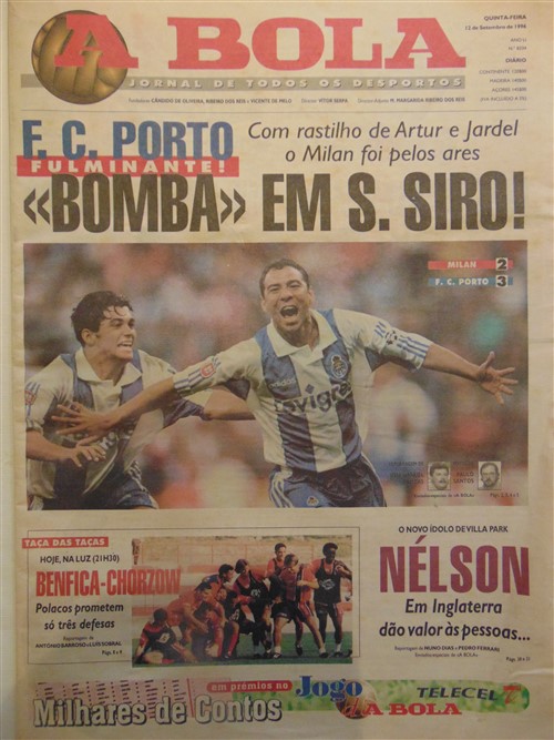 1996-1997 - Sérgio Conceição noutra noite Europeia - Ver mais