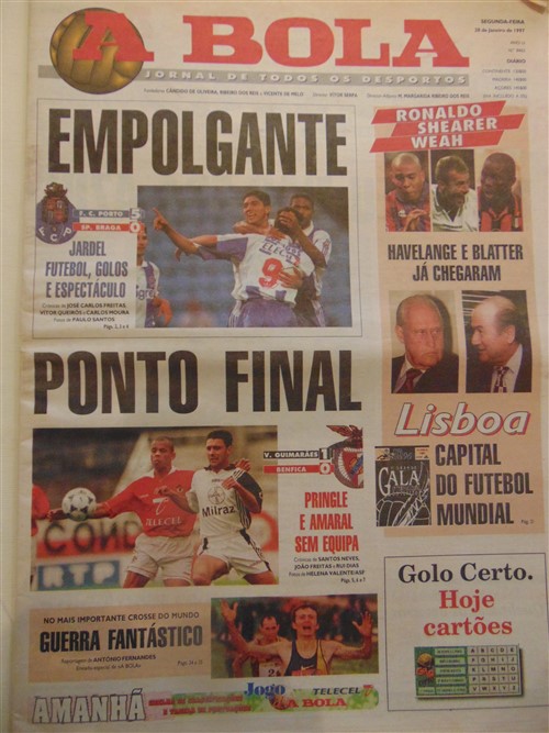 1996-1997: Guimarães vs Benfica - 20 anos depois  - Ver mais